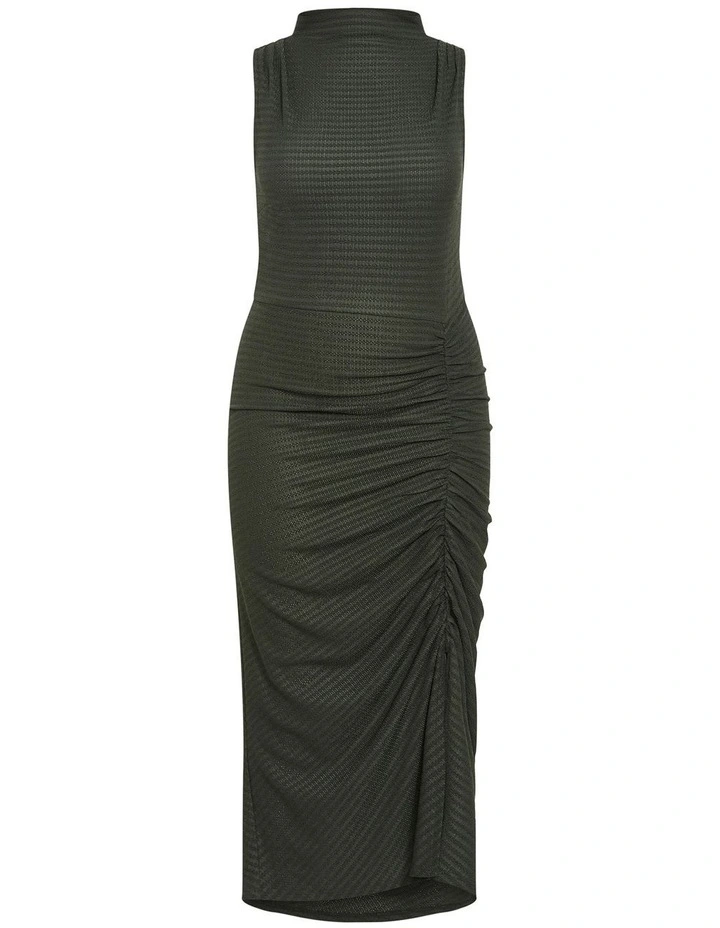 Bria Dress in Military image 3