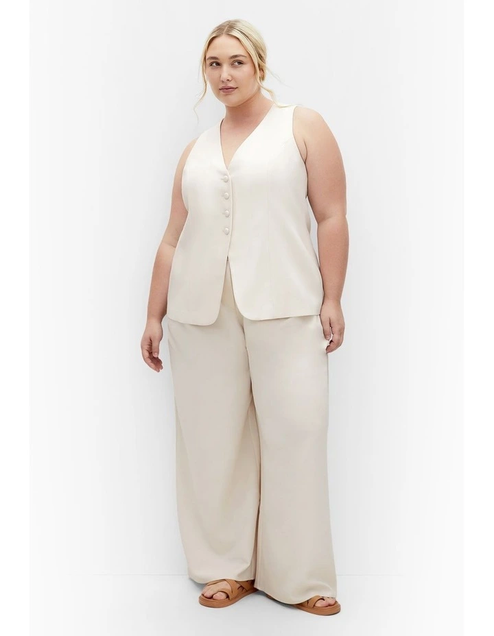 Tori Vest in cream image 1