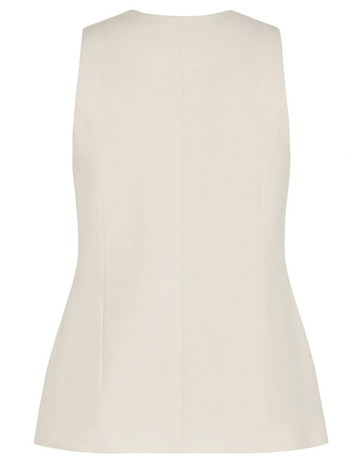 Tori Vest in cream image 4