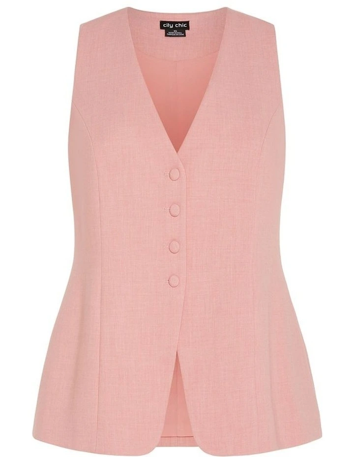 Tori Vest in Baby Pink image 3