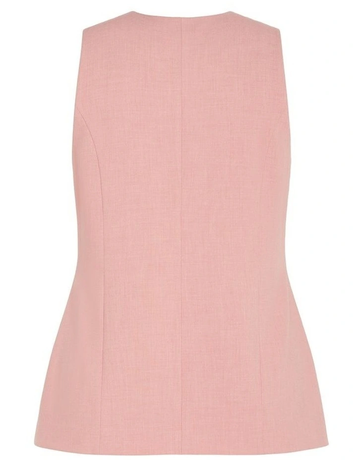 Tori Vest in Baby Pink image 4