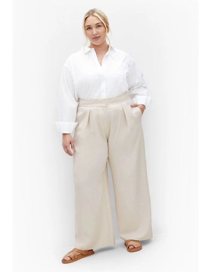 Tori Pant in Cream image 3