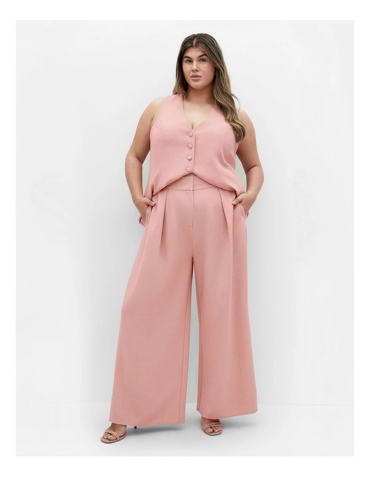 Tori Pant in Baby Pink image 1
