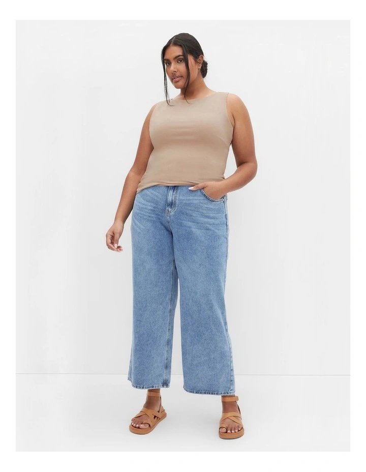 Ally Tank Top in Stone image 4