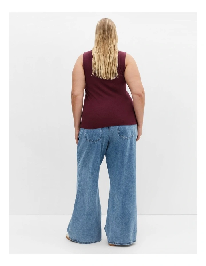 Ally Tank Top in Purple image 2
