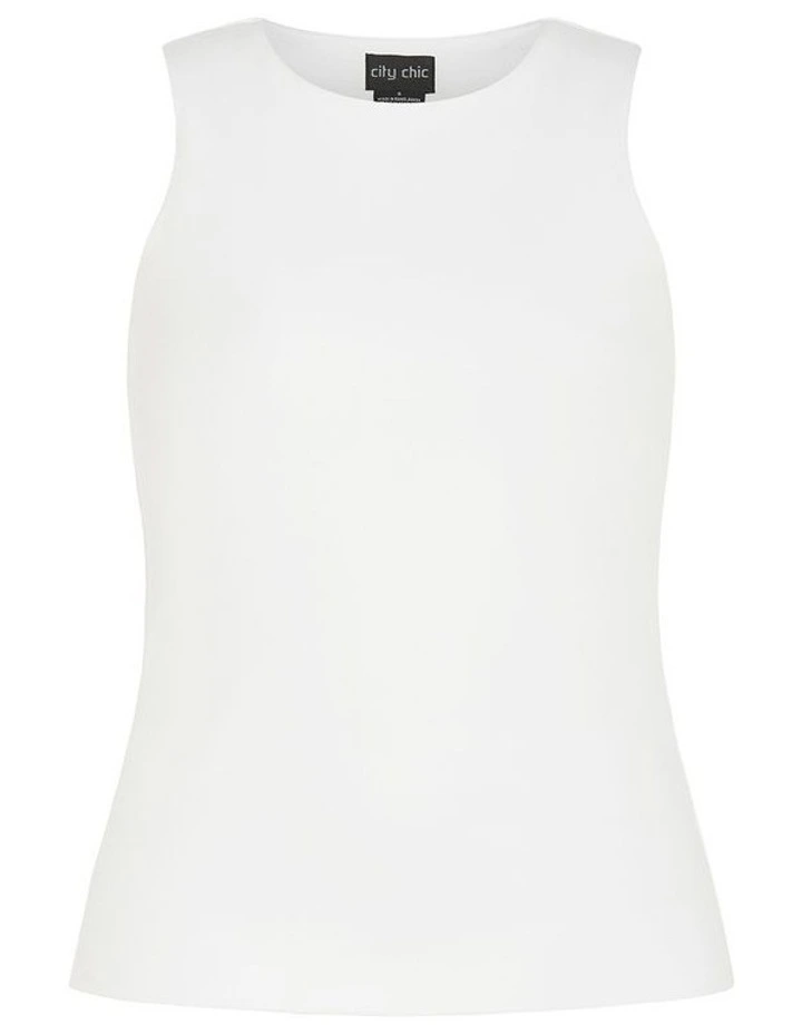 Ally Tank Top in white image 3