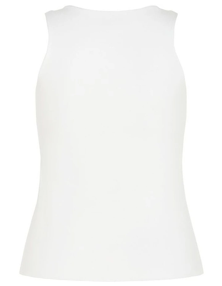 Ally Tank Top in white image 4