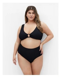 Avalon Bikini Top in Black