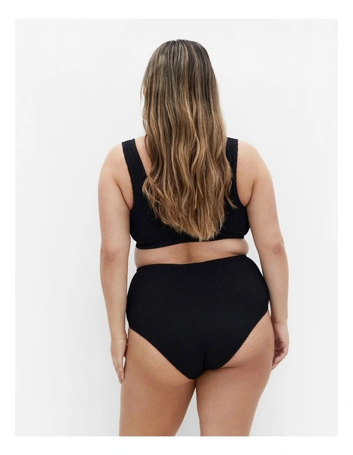 Avalon Hi Waist Bikini Brief in Black image 2