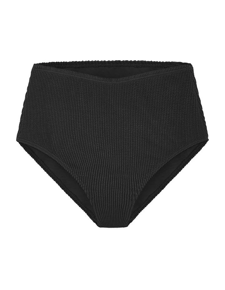 Avalon Hi Waist Bikini Brief in Black image 3