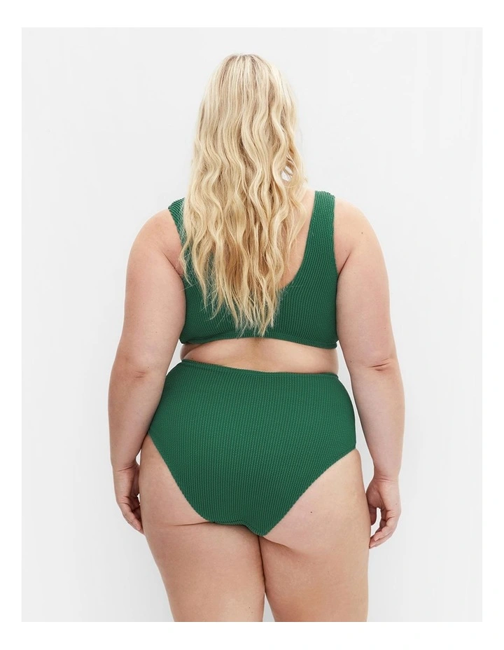 Avalon Hi Waist Bikini Brief in Green image 2
