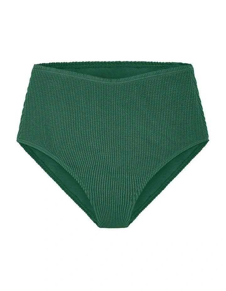 Avalon Hi Waist Bikini Brief in Green image 3