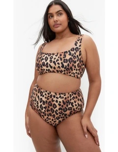 Vigo Print Underwire Bikini Top in Multi
