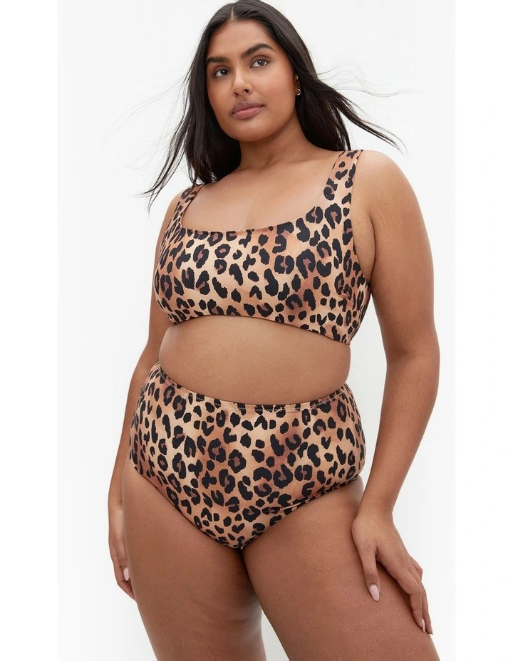 Vigo Print Underwire Bikini Top in Multi image 1