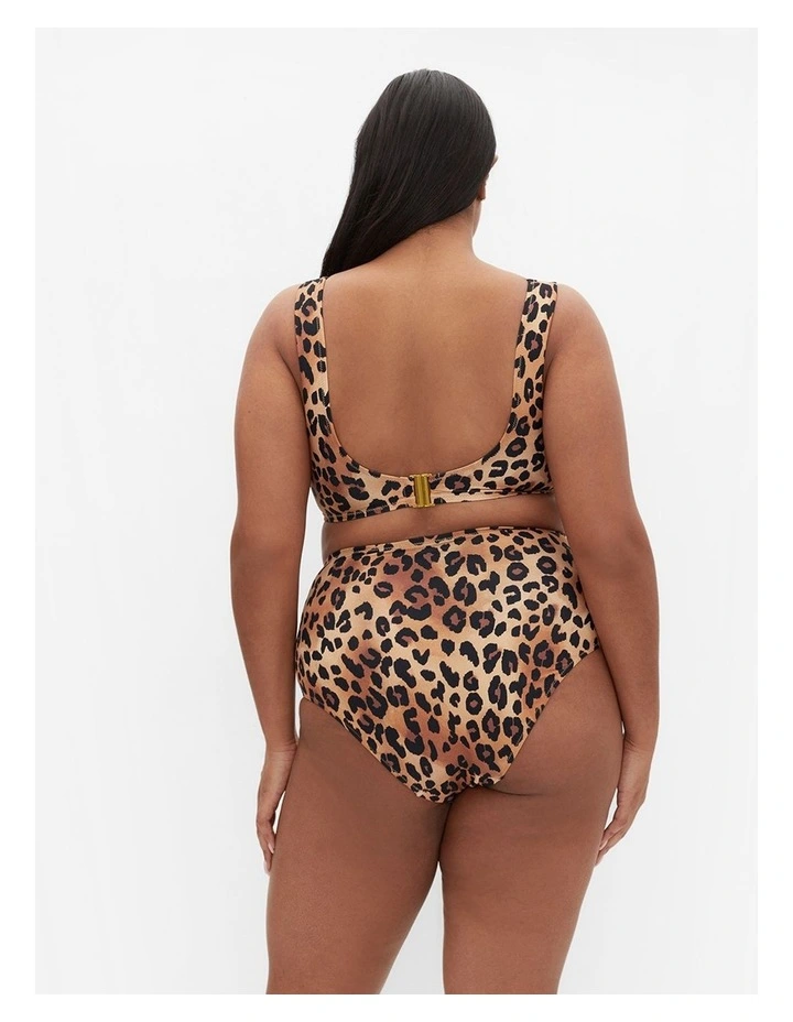 Vigo Print Underwire Bikini Top in Multi image 2