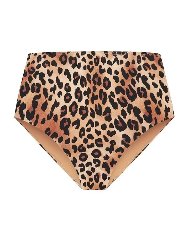 Vigo Hi Waist Bikini Brief in Multi image 3