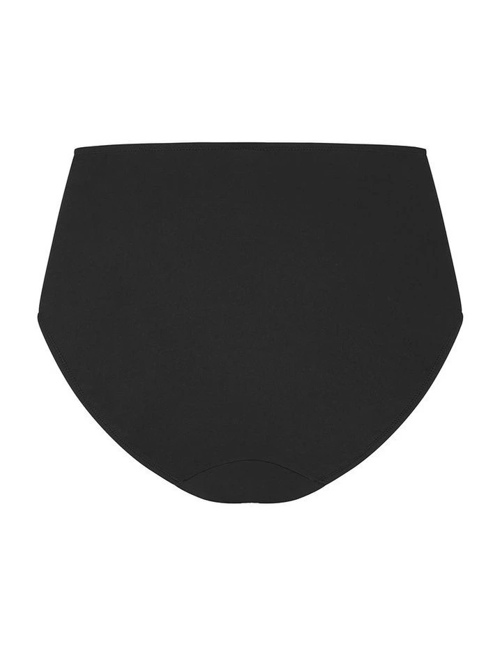 Vigo Hi Waist Bikini Brief in Black image 4