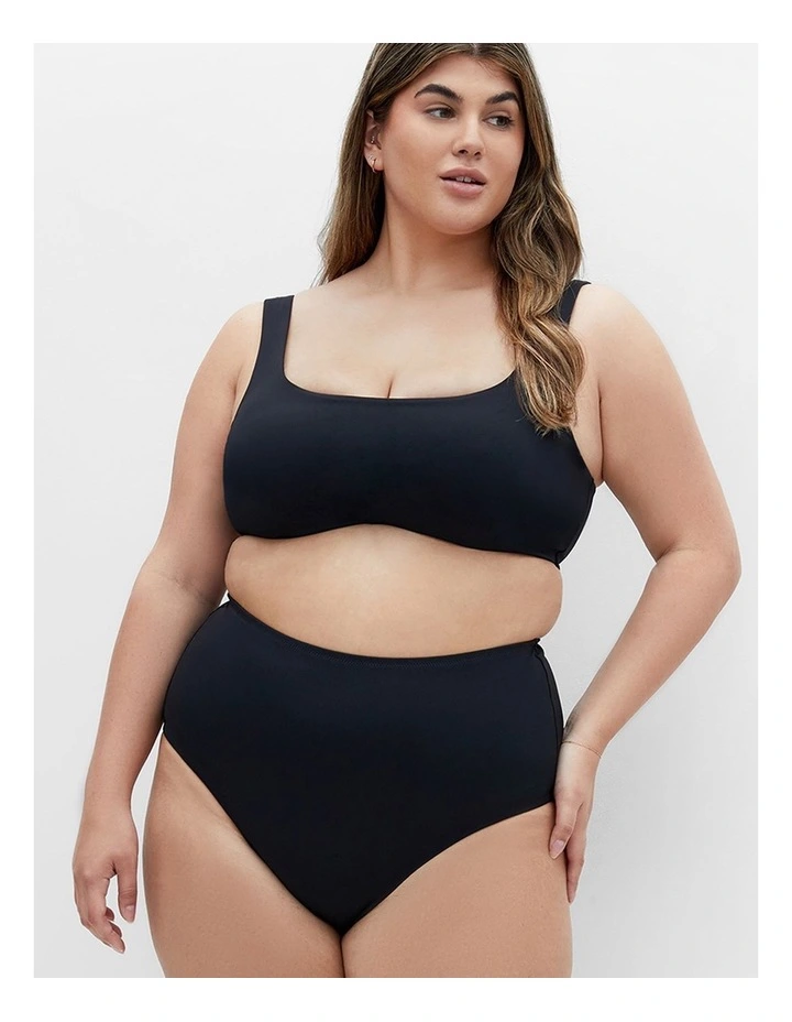 Vigo Underwire Bikini Top in Black image 1