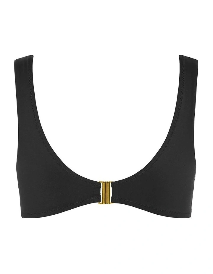 Vigo Underwire Bikini Top in Black image 4