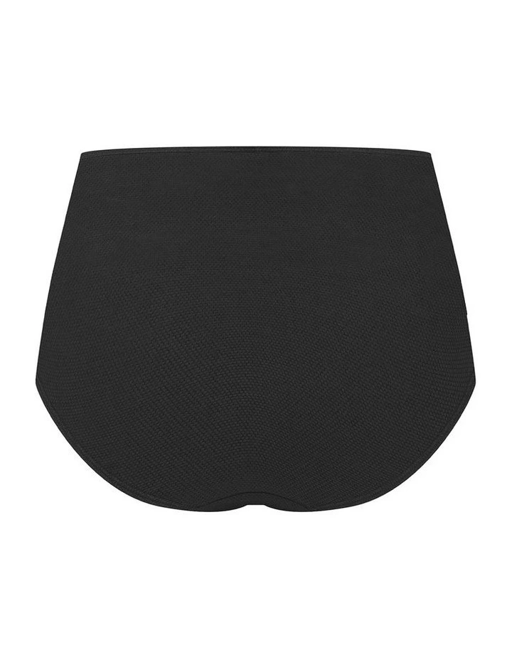Sardina Hi Waist Bikini Brief in Black image 4