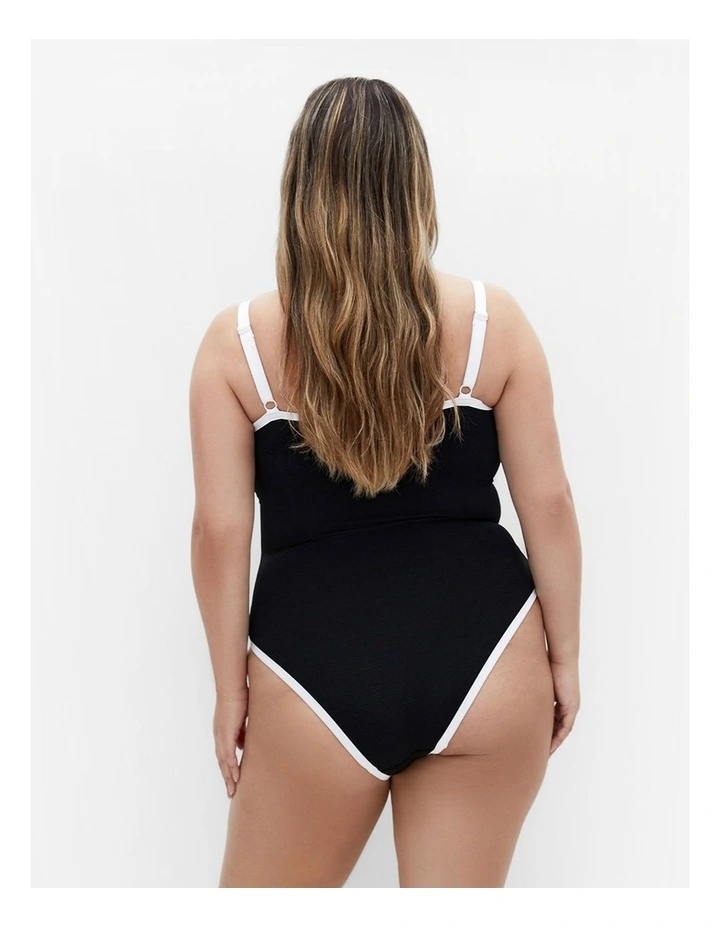 Corfu One Piece in Black image 2