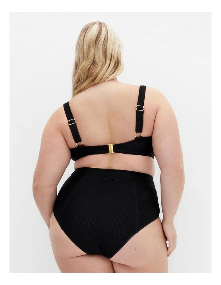 Seville Hi Waist Bikini in Black image 2