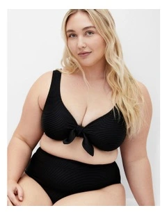 Valencia Underwire Bikini Top in Black