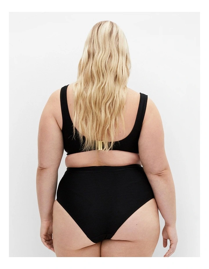 Valencia Underwire Bikini Top in Black image 2