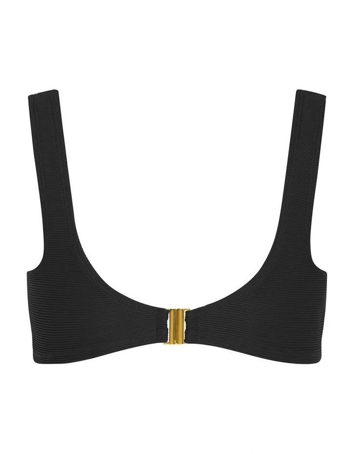 Valencia Underwire Bikini Top in Black image 4