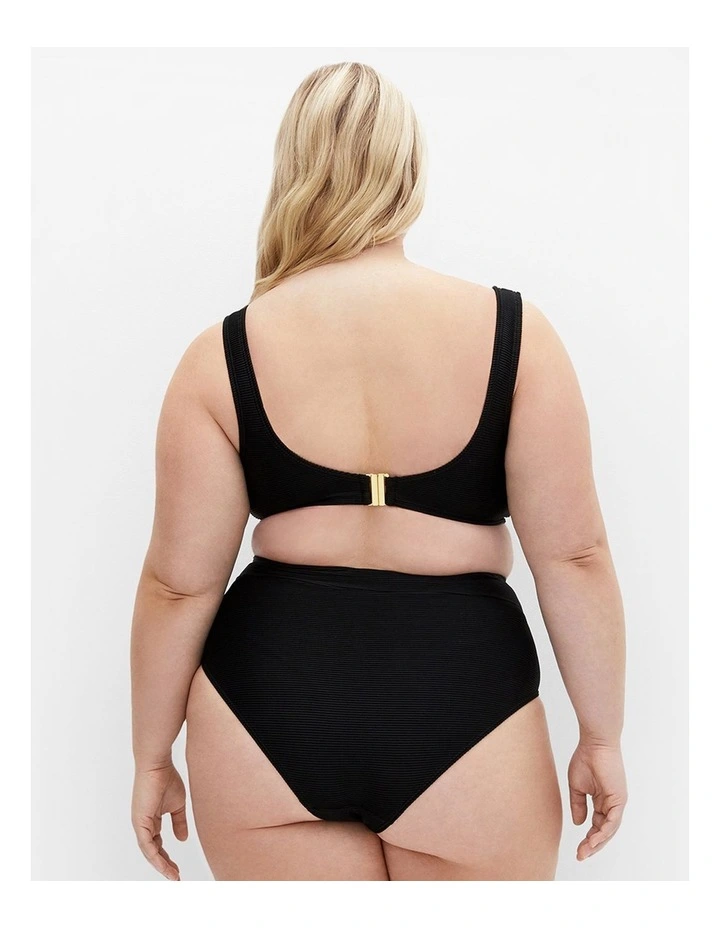 Valencia Hi Waist Bikini in Black image 2