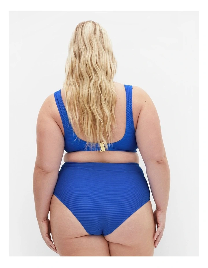 Valencia Hi Waist Bikini in Cobalt Blue image 2
