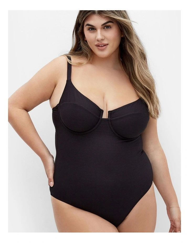 Alicante Underwire 1 Piece in Black image 1