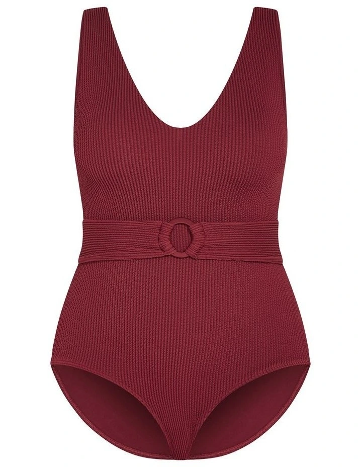 Alicante One Piece in Red image 3