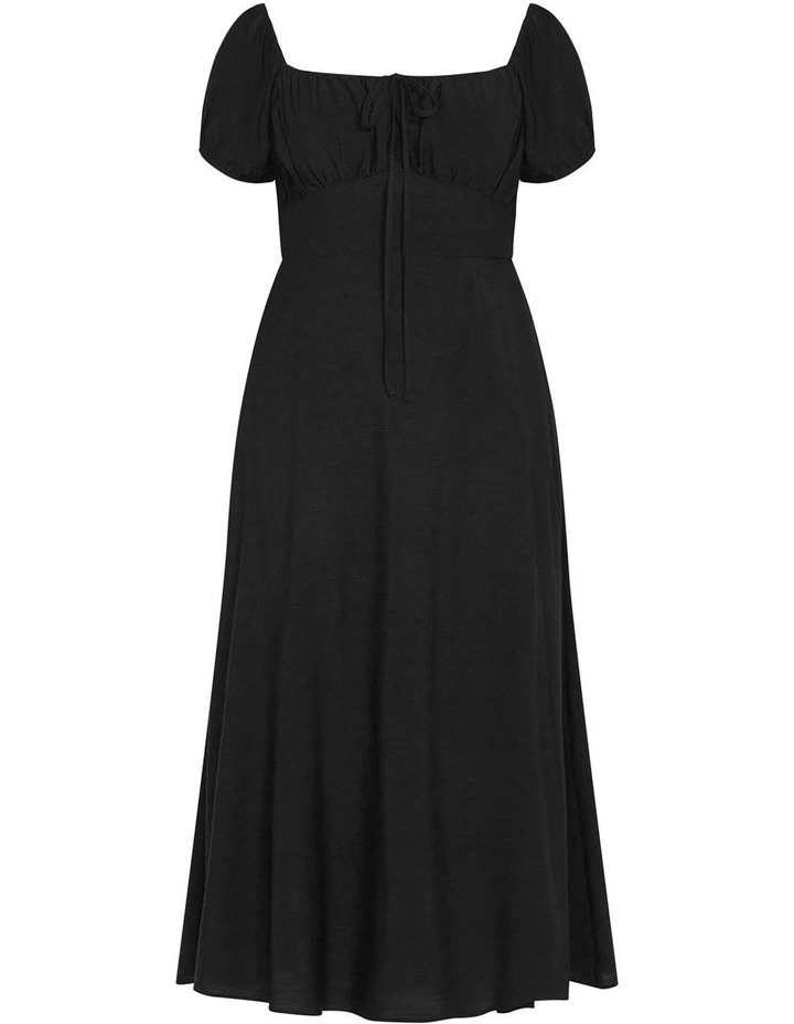 Abbigail Split Maxi Dress in Black image 4