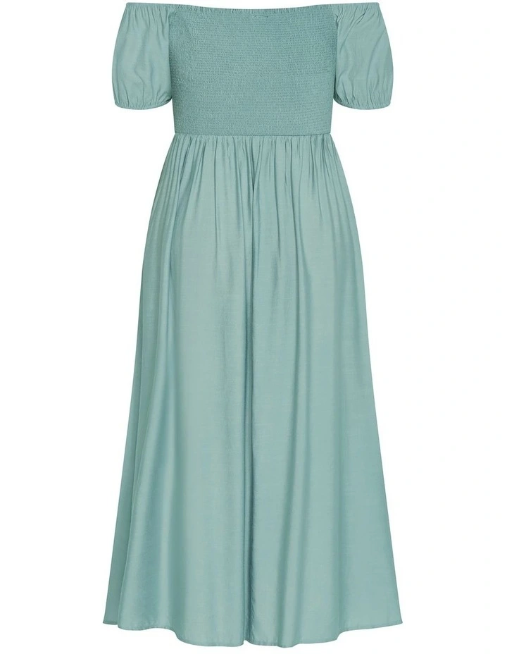 Abbigail Split Maxi Dress in Sage image 6
