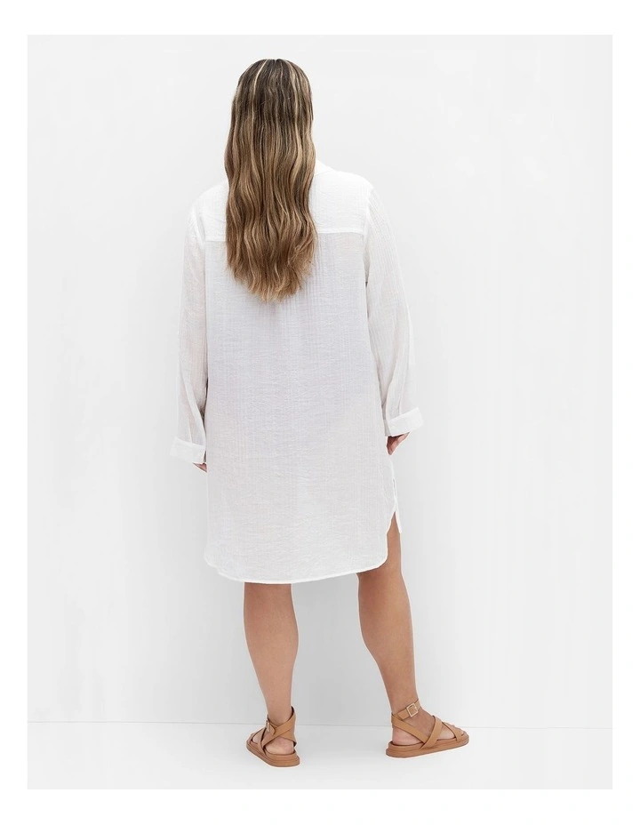 Maci Shirt in Ivory image 2