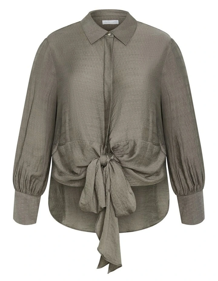 Rosabella Shirt in Dark Sage image 3