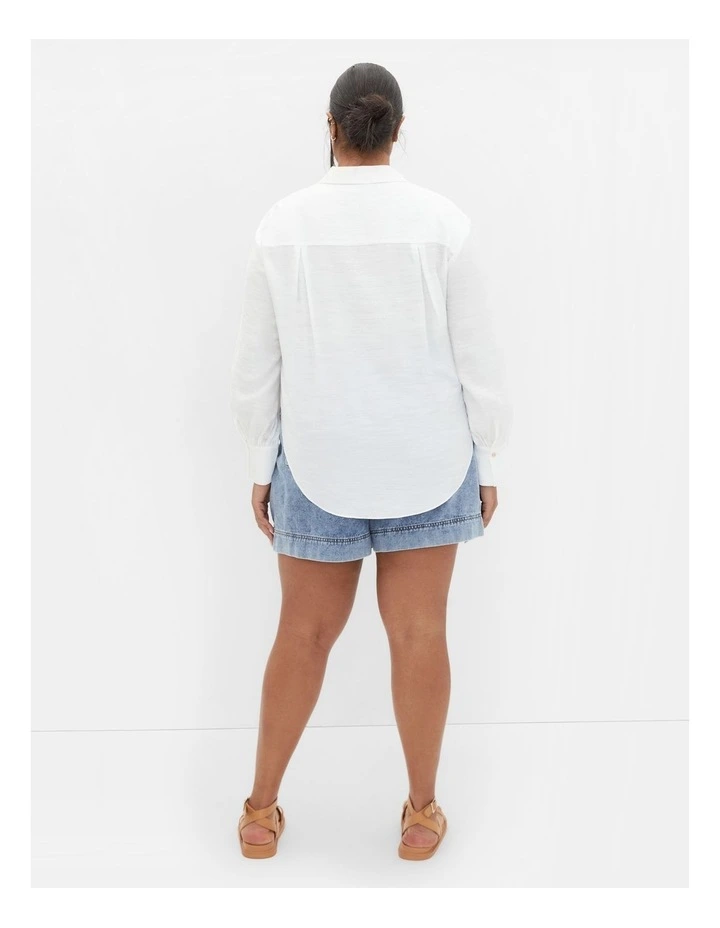 Rosabella Shirt in Ivory image 2