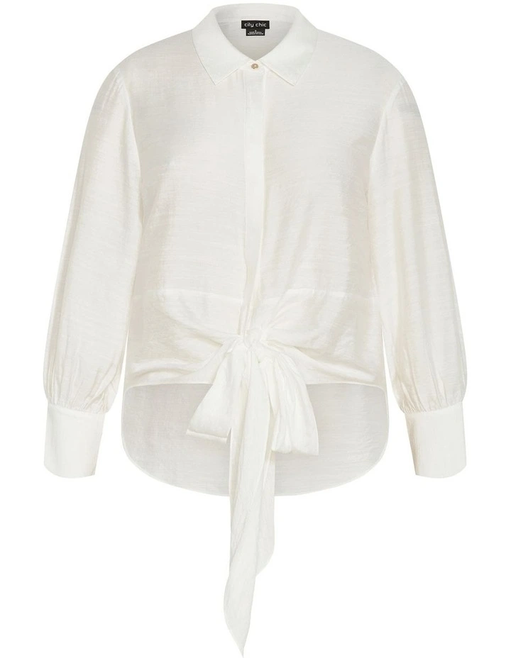 Rosabella Shirt in Ivory image 3