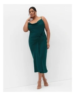 Adelina Dress in Emerald