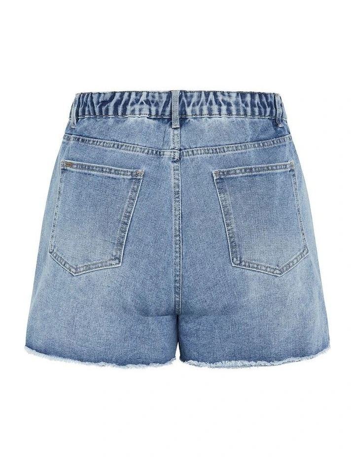 Hannah Rip Short in Blue image 4