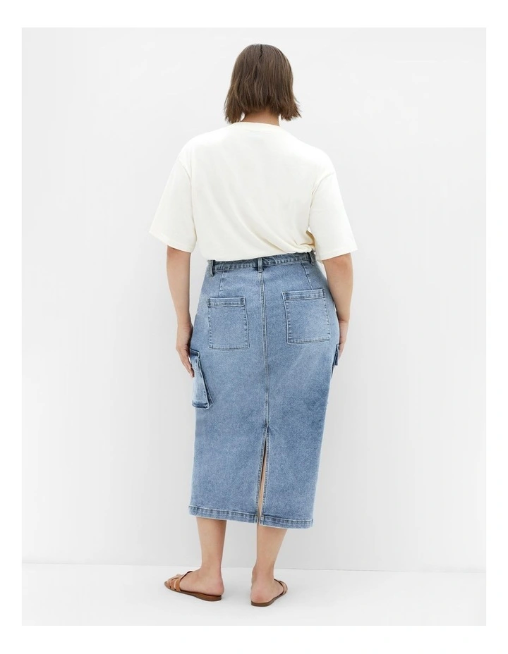 Raya Skirt in Blue image 2