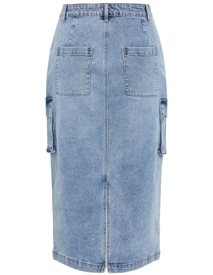 Raya Skirt in Blue image 4
