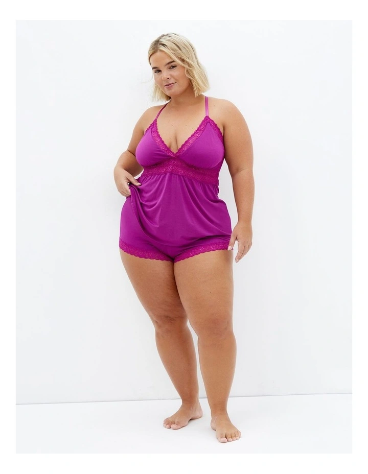 Viva Short Cami Set in Purple image 1