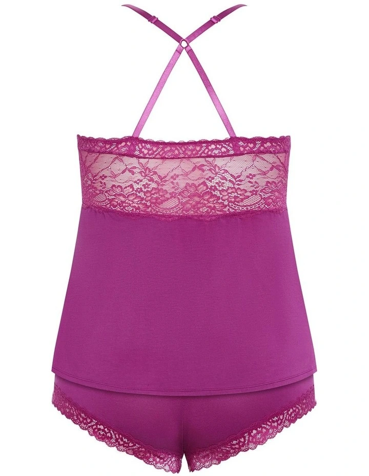 Viva Short Cami Set in Purple image 4