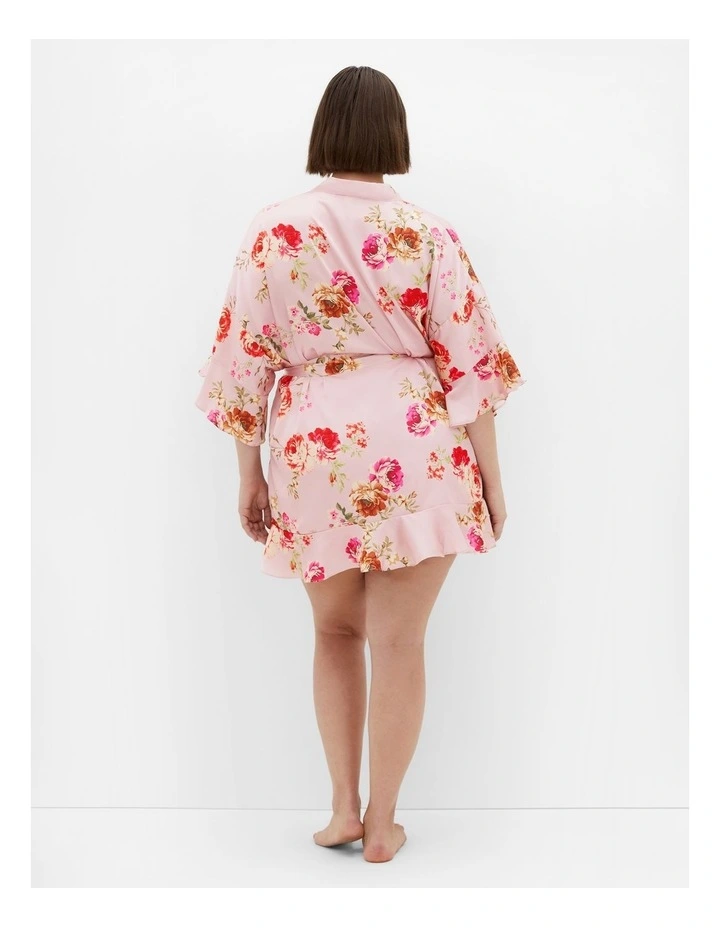 Arcadia Short Kimono in Blush image 2