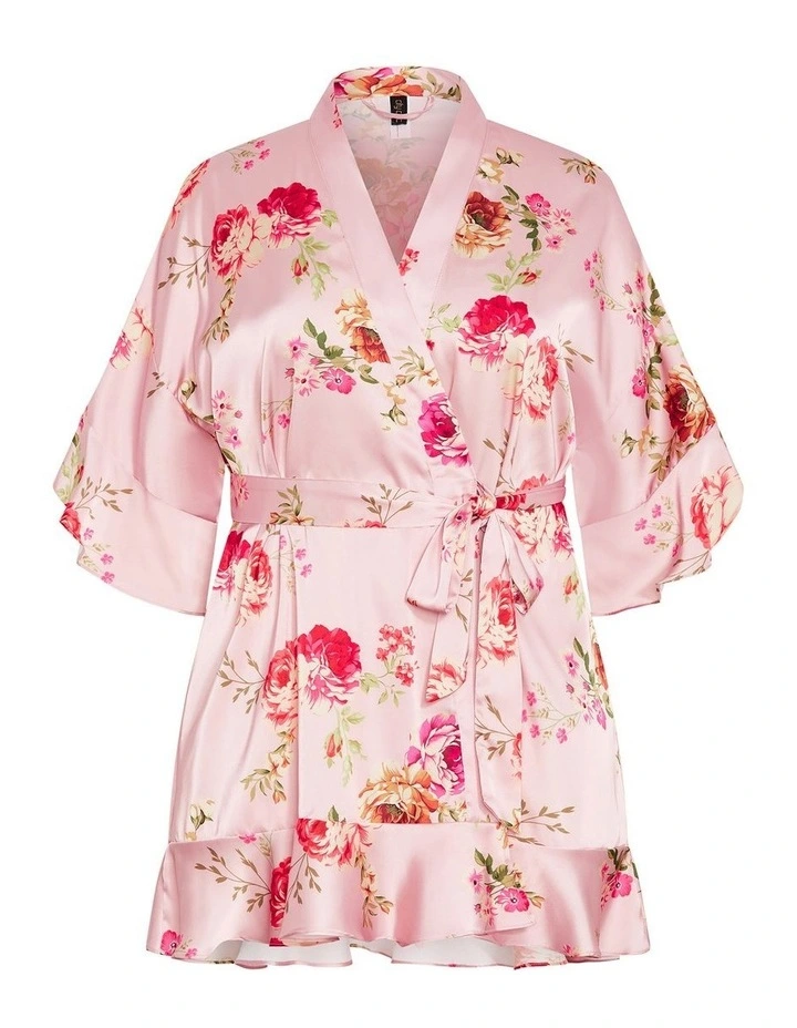 Arcadia Short Kimono in Blush image 3