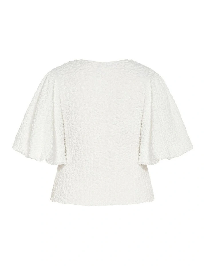 Chrissie Top in Ivory image 4