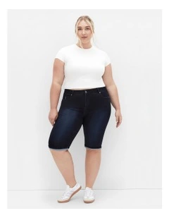 Micro Rip Short in Blue