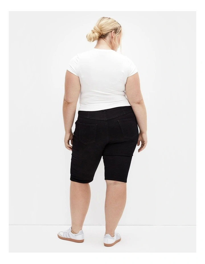 Corset Waist Short in Black image 2
